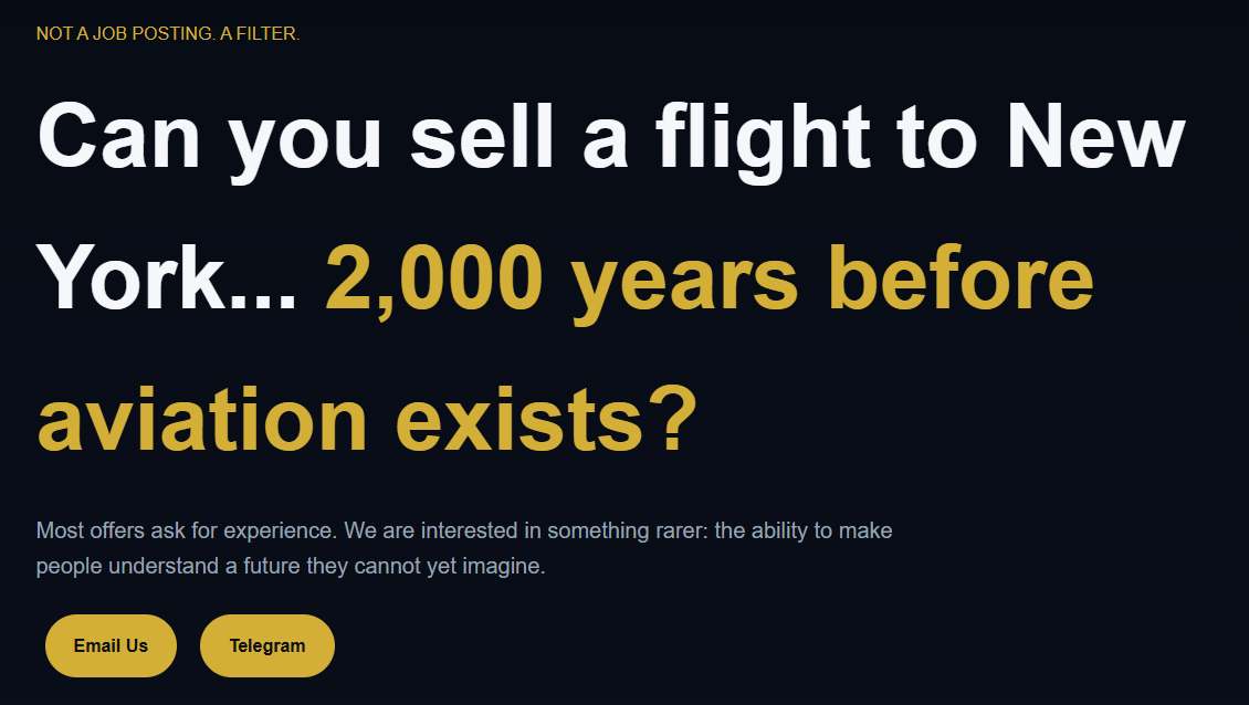 2000 years befor aviation