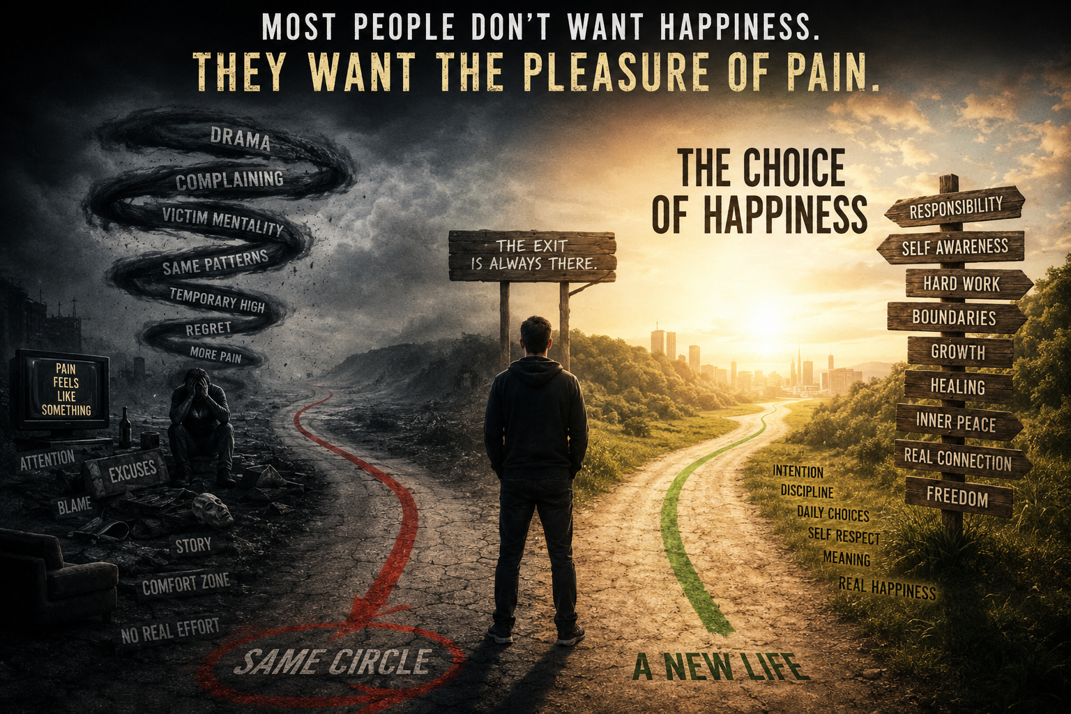 Most People Don’t Want Happiness. They Want the Pleasure of Pain 1 Most People Don’t Want Happiness. They Want the Pleasure of Pain